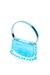 Blue 1DR-Iconic shoulder bag in transparent TPU