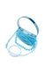 Blue 1DR-Iconic shoulder bag in transparent TPU