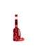 Red 1DR-Iconic shoulder bag in transparent TPU