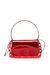 Red 1DR-Iconic shoulder bag in transparent TPU