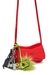 Red Play-Small crossbody bag  in glossy PU