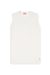 White Regular Fit Short cotton dress with embossed chain