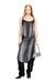 Black Regular Fit Strappy satin top with digital print