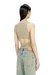 Purple Slim Fit Crop top with wrap-around design
