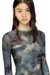 Multicolor Skinny Fit Printed Mini Dress With Crystal Details