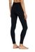Black Microfibre leggings with cut-off logo