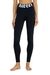Black Microfibre leggings with cut-off logo