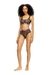 Brown Nylon lace panties with Diesel logo