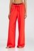 Red Cotton Terry Sweatpants With Logo Waistband