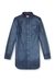 Blue Shirt dress in fluid Prince of Wales denim