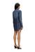 Blue Shirt dress in fluid Prince of Wales denim