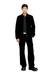 Black Blouson jacket in corduroy denim