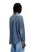 Blue Denim shirt with back embroidery