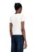 White Slim cotton T-shirt with cherry print White
