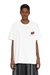 White Cotton T-shirt with cherry graphic White