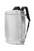 Silver Metallic Pu 3-Way Backpack