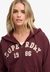 ATHLETIC ESSENTIAL RELAXED CROP ZIPHOOD