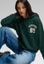 ATHLETIC ESSENTIAL APPLIQUE CROP HOOD