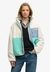 COLOUR BLOCK FLEECE JACKET