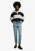 HERITAGE STRIPE RUGBY TOP