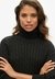 SLOUCHY CABLE ROLL NECK