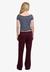 ATHLETIC EMBROIDERED FLARE JOGGER