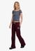 ATHLETIC EMBROIDERED FLARE JOGGER