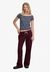 ATHLETIC EMBROIDERED FLARE JOGGER
