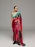 Scarlet Fusion Saree