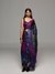 Purple Swirl Saree