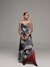 Burgundy Mosaic Dress