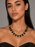 Emerald Halo Necklace