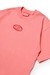 Pink Cotton T-shirt with central logo