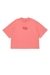 Pink Cotton T-shirt with central logo