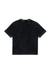 Black T-shirt with chalk-effect print