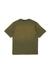 Green Cotton T-shirt with flocked Diesel graphic print