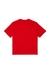 Red Cotton T-shirt with Diesel print