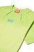 Green Cotton T-shirt with ombre wash