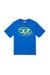 Blue Cotton T-shirt with shadow Oval D