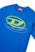Blue Cotton T-shirt with shadow Oval D