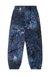 Blue Sweatpants with all-over marbled effect