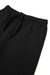 Black Cotton bermudas with maxi print