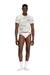 White Briefs with sheer devoré effect