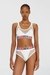 White Bralette with sheer devoré effect