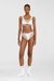 White Bralette with sheer devoré effect