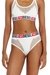 White Briefs with sheer devoré effect
