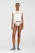 White Briefs with sheer devoré effect