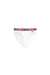 White Briefs with sheer devoré effect
