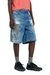 Blue Shorts in devoré denim