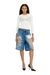 Blue Shorts in devoré denim